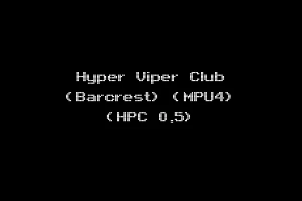 Hyper Viper Club (Barcrest) (MPU4) (HPC 0.5)