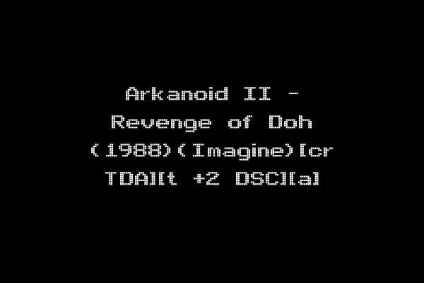 Arkanoid II - Revenge of Doh (1988)(Imagine)[cr TDA][t +2 DSC][a]