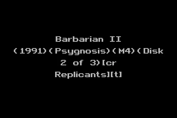Barbarian II (1991)(Psygnosis)(M4)(Disk 2 of 3)[cr Replicants][t]