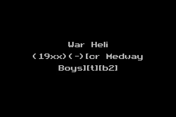 War Heli (19xx)(-)[cr Medway Boys][t][b2]