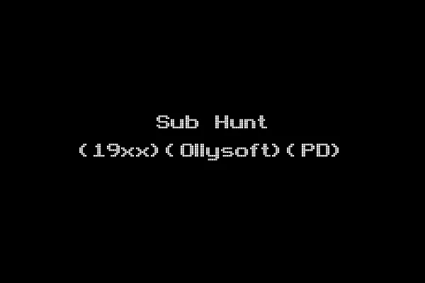 Sub Hunt (19xx)(Ollysoft)(PD)