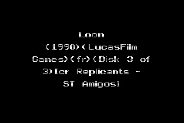 Loom (1990)(LucasFilm Games)(fr)(Disk 3 of 3)[cr Replicants - ST Amigos]