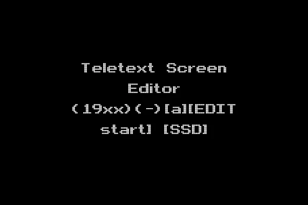 Teletext Screen Editor (19xx)(-)[a][EDIT start] [SSD]