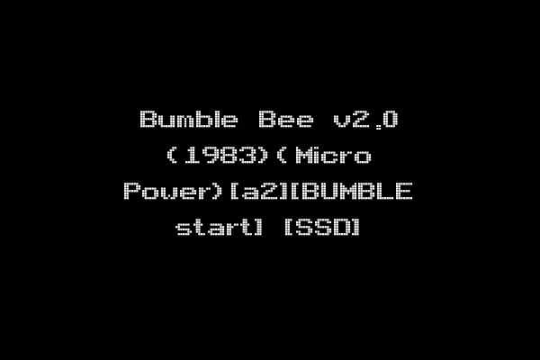 Bumble Bee v2.0 (1983)(Micro Power)[a2][BUMBLE start] [SSD]