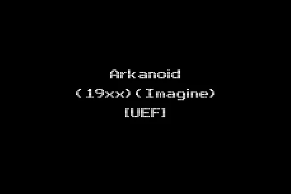 Arkanoid (19xx)(Imagine) [UEF]