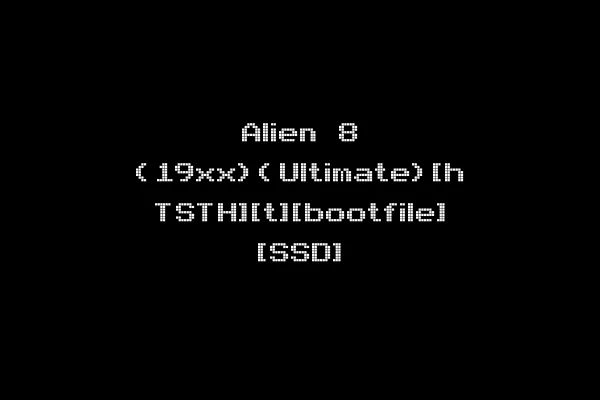 Alien 8 (19xx)(Ultimate)[h TSTH][t][bootfile] [SSD]