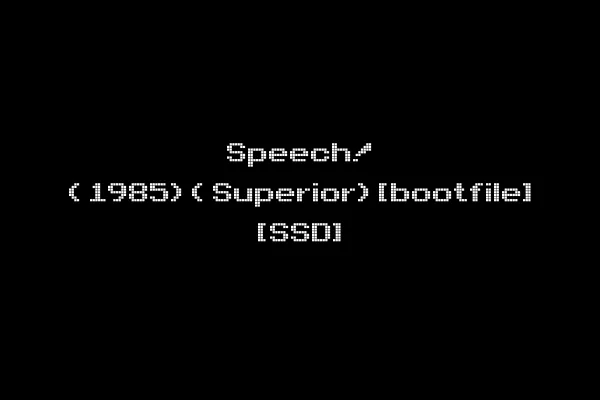 Speech! (1985)(Superior)[bootfile] [SSD]