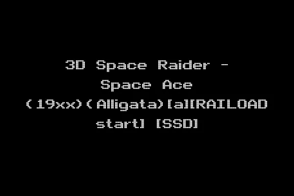 3D Space Raider - Space Ace (19xx)(Alligata)[a][RAILOAD start] [SSD]