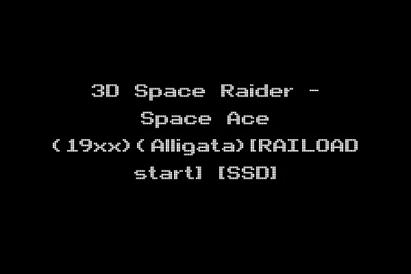 3D Space Raider - Space Ace (19xx)(Alligata)[RAILOAD start] [SSD]