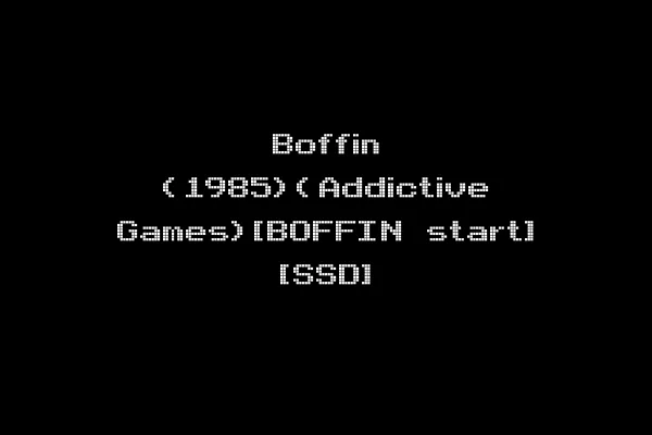Boffin (1985)(Addictive Games)[BOFFIN start] [SSD]