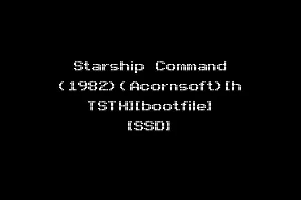 Starship Command (1982)(Acornsoft)[h TSTH][bootfile] [SSD]