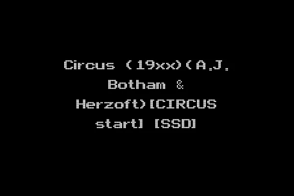 Circus (19xx)(A.J. Botham & Herzoft)[CIRCUS start] [SSD]