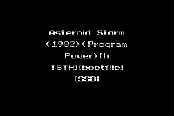 Asteroid Storm (1982)(Program Power)[h TSTH][bootfile] [SSD]