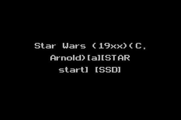 Star Wars (19xx)(C. Arnold)[a][STAR start] [SSD]