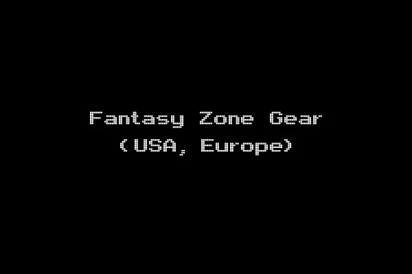 Fantasy Zone Gear (USA, Europe)