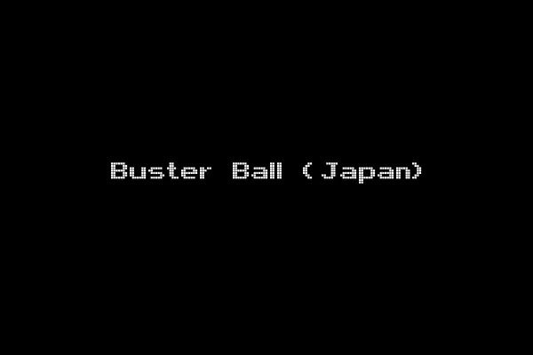 Buster Ball (Japan)