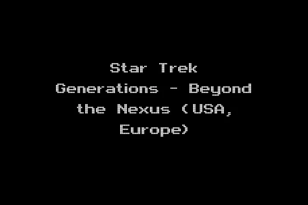 Star Trek Generations - Beyond the Nexus (USA, Europe)