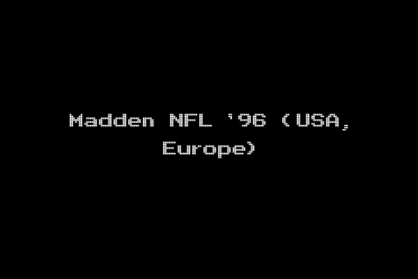 Madden NFL '96 (USA, Europe)