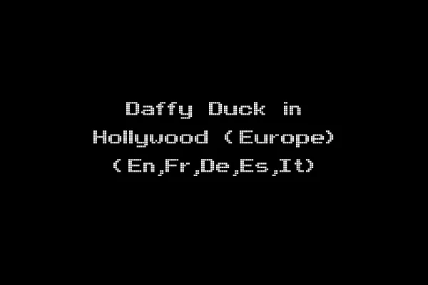 Daffy Duck in Hollywood (Europe) (En,Fr,De,Es,It)