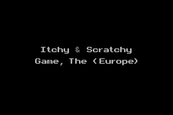 Itchy & Scratchy Game, The (Europe)