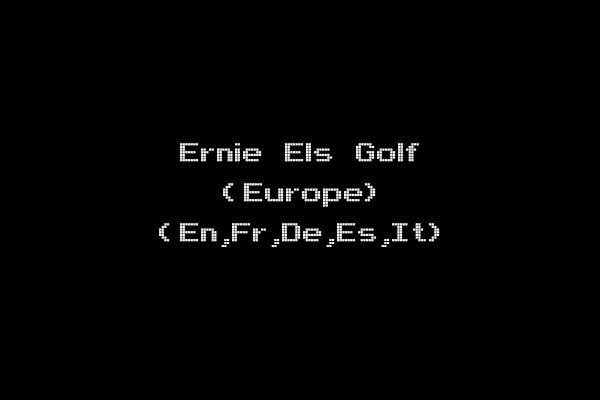 Ernie Els Golf (Europe) (En,Fr,De,Es,It)