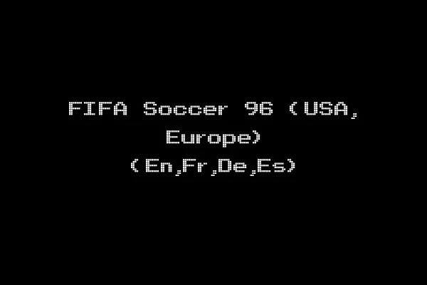 FIFA Soccer 96 (USA, Europe) (En,Fr,De,Es)