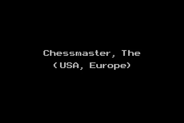 Chessmaster, The (USA, Europe)