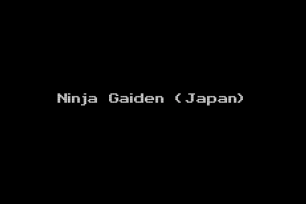 Ninja Gaiden (Japan)