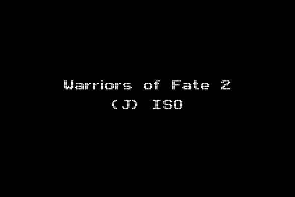 Warriors of Fate 2 (J) ISO