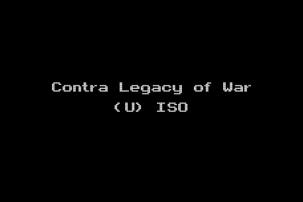 Contra Legacy of War (U) ISO