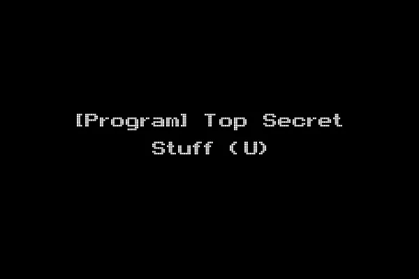 [Program] Top Secret Stuff (U)