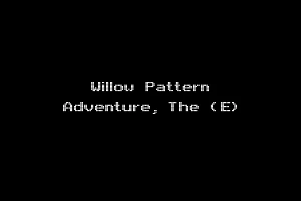 Willow Pattern Adventure, The (E)
