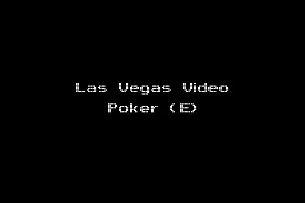 Las Vegas Video Poker (E)