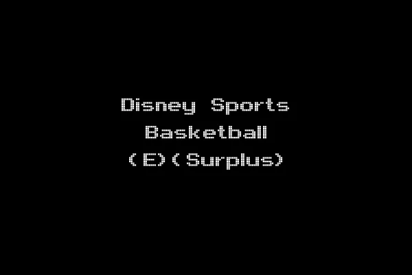 Disney Sports Basketball (E)(Surplus)