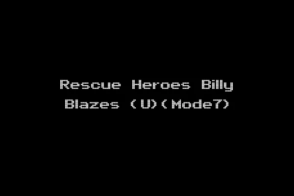 Rescue Heroes Billy Blazes (U)(Mode7)