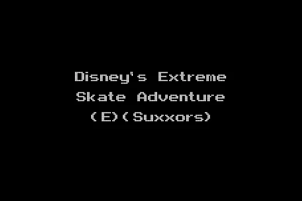 Disney's Extreme Skate Adventure (E)(Suxxors)