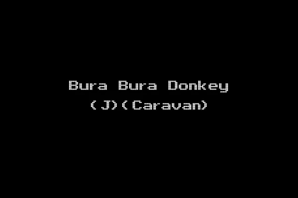 Bura Bura Donkey (J)(Caravan)