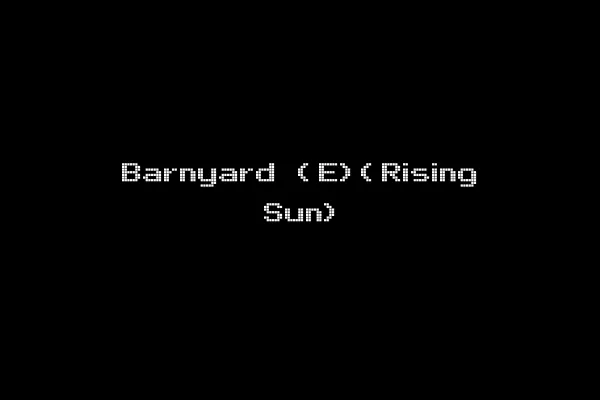 Barnyard (E)(Rising Sun)