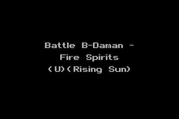 Battle B-Daman - Fire Spirits (U)(Rising Sun)