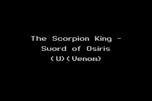 The Scorpion King - Sword of Osiris (U)(Venom)