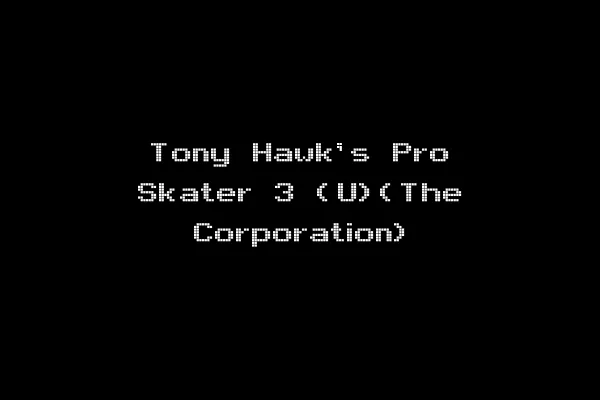 Tony Hawk's Pro Skater 3 (U)(The Corporation)
