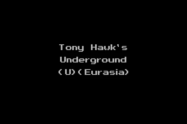 Tony Hawk's Underground (U)(Eurasia)