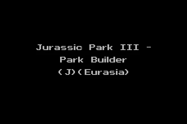 Jurassic Park III - Park Builder (J)(Eurasia)