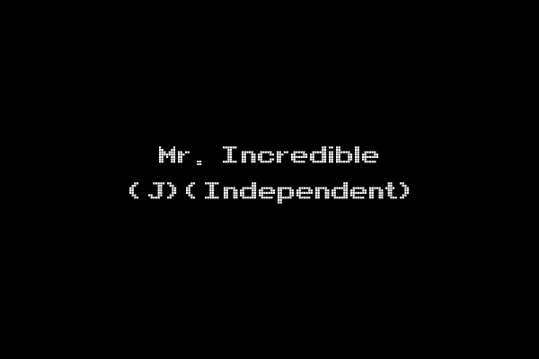 Mr. Incredible (J)(Independent)
