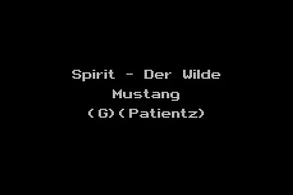 Spirit - Der Wilde Mustang (G)(Patientz)