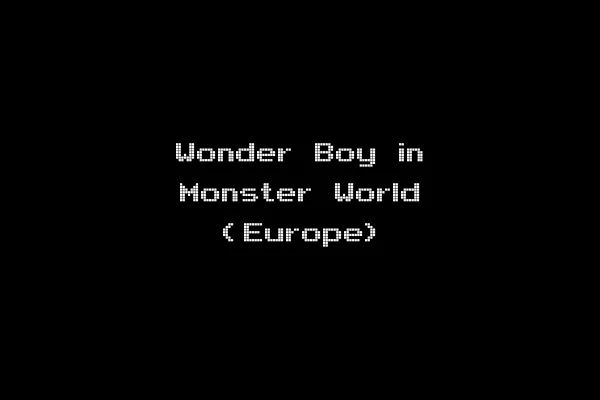 Wonder Boy in Monster World (Europe)