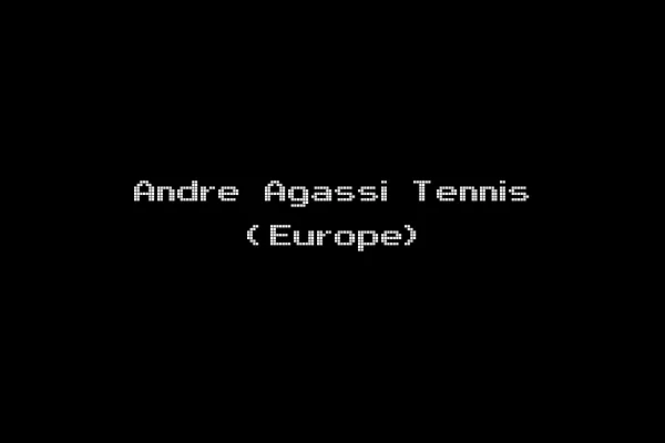 Andre Agassi Tennis (Europe)