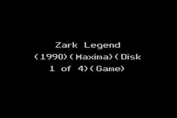 Zark Legend (1990)(Maxima)(Disk 1 of 4)(Game)