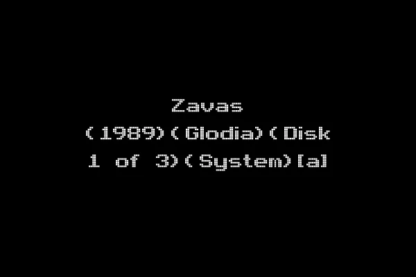 Zavas (1989)(Glodia)(Disk 1 of 3)(System)[a]