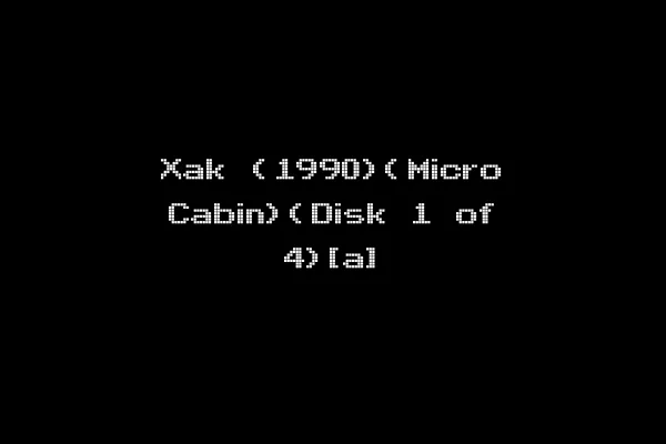 Xak (1990)(Micro Cabin)(Disk 1 of 4)[a]